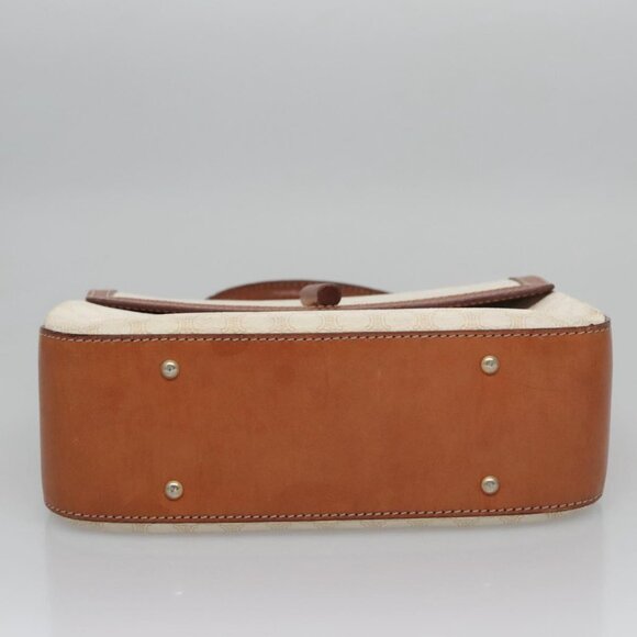 CELINE Macadam Canvas Hand Bag PVC Leather 2way White - Picture 5 of 16